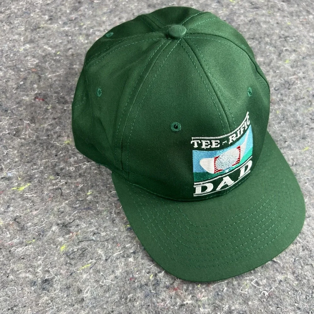 Tee-Rific Men's Dad Hat One Size Adjustable Green Golf Cap HMK Used
